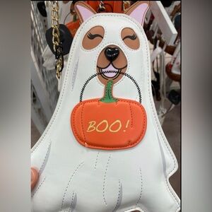 Betsey Johnson Halloween Dog Kitsch oxspooky Crossbody , glows in the dark ghost